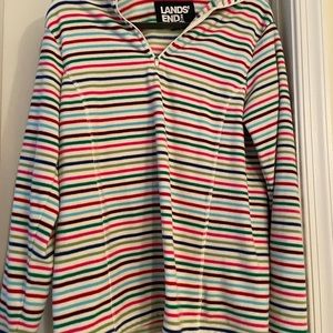 Lands End fleece 1/4 zip